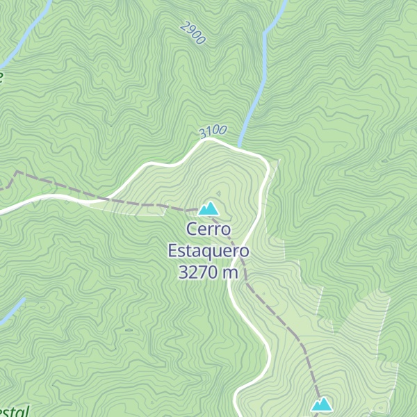 Map of Cerro Estaquero