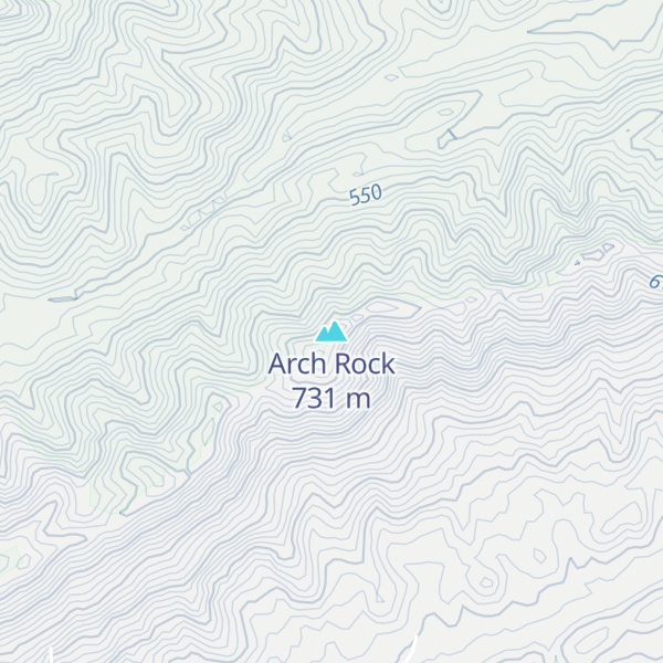 Map of Arch Rock