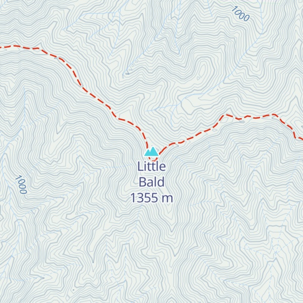 Map of Little Bald