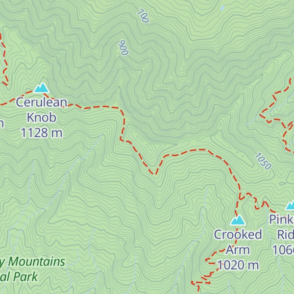 Map of Scott Mountain