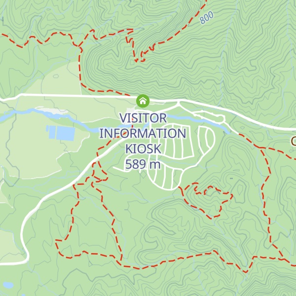 Map of Cades Cove Ranger Station & CG Kiosk