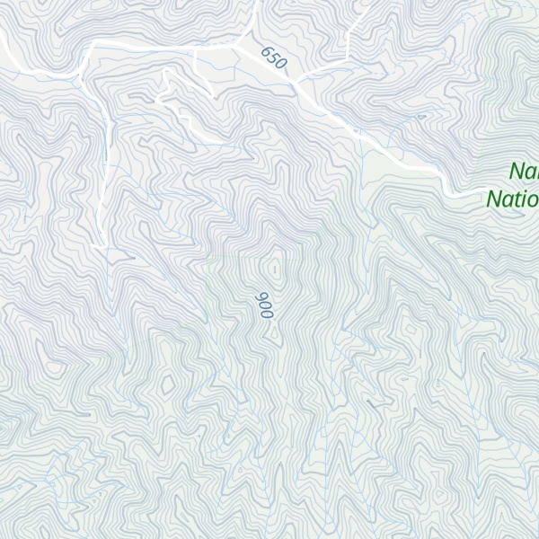 Map of Rattlesnake Knob