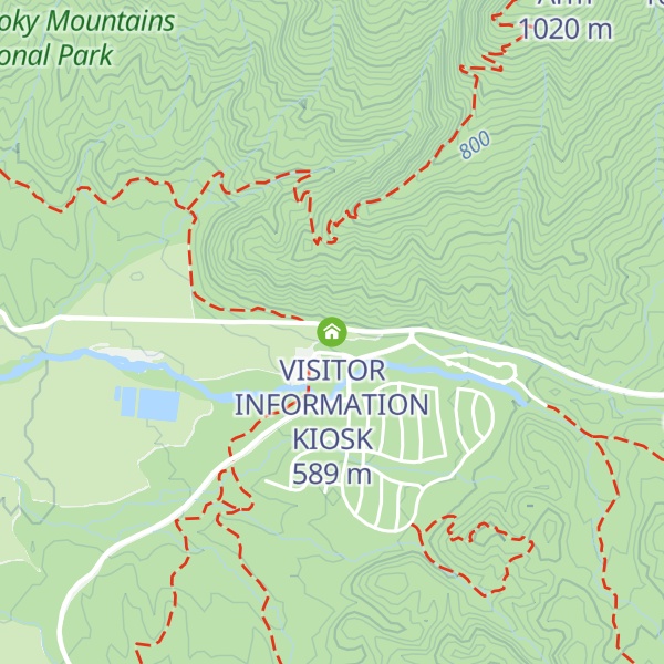 Map of VISITOR INFORMATION KIOSK