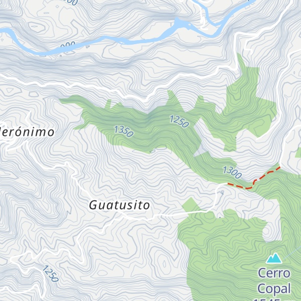 Map of Cerro Duan