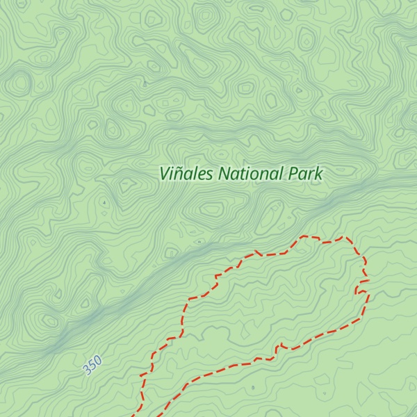 Map of Mogote El Americano