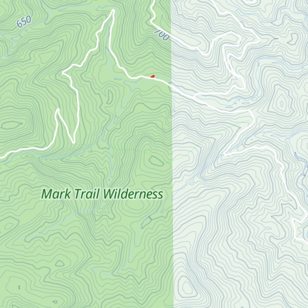 Map of Poe Knob