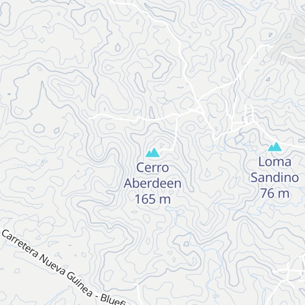 Map of Cerro Aberdeen