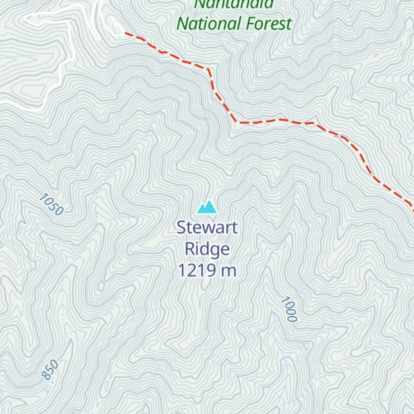 Map of Stewart Ridge