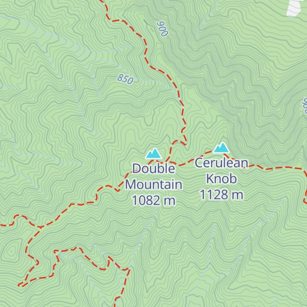 Map of Double Mountain