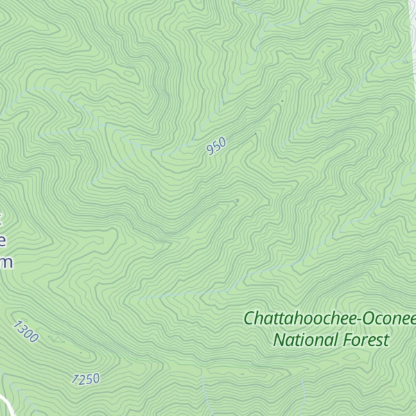 Map of Brushy Ridge