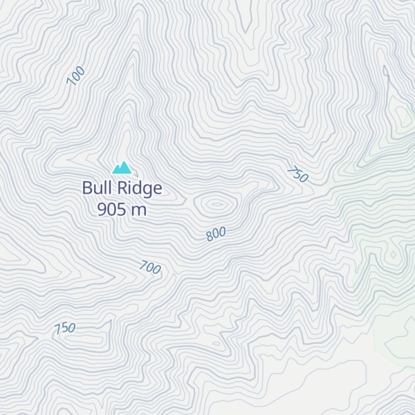 Map of Mingo Mountains