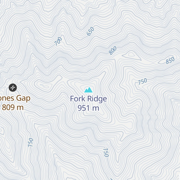 Map of White Oak Spur