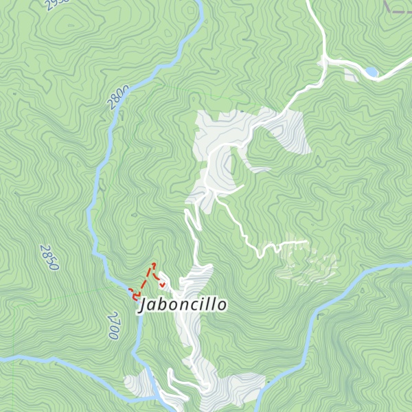 Map of Cabañas y Senderos Las Cataratas