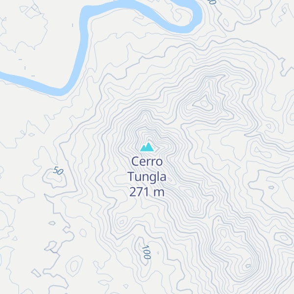 Map of Cerro Tungla