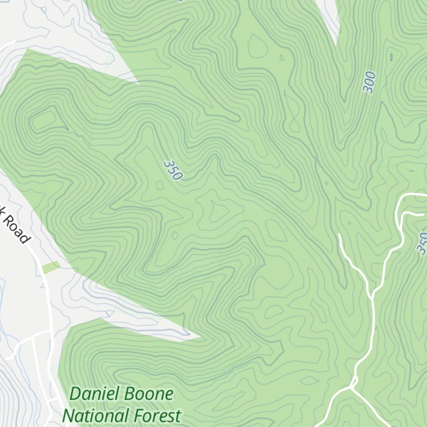Map of Chop Chestnut Ridge