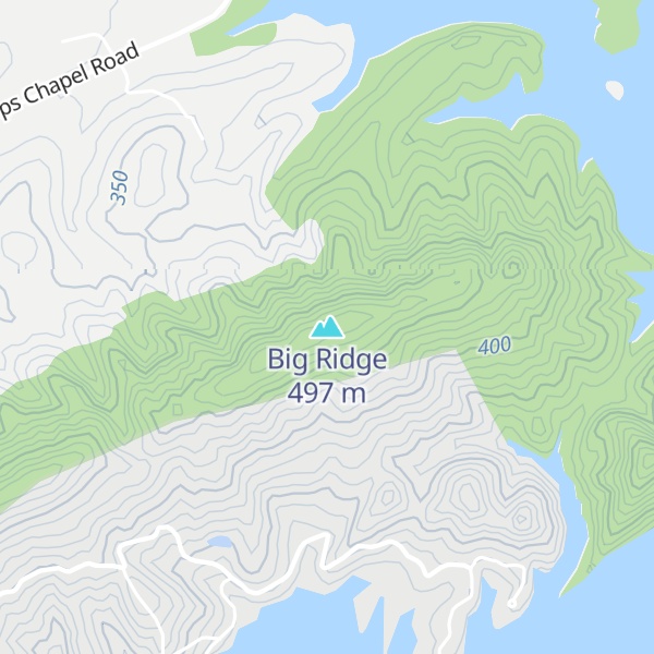 Map of Big Ridge