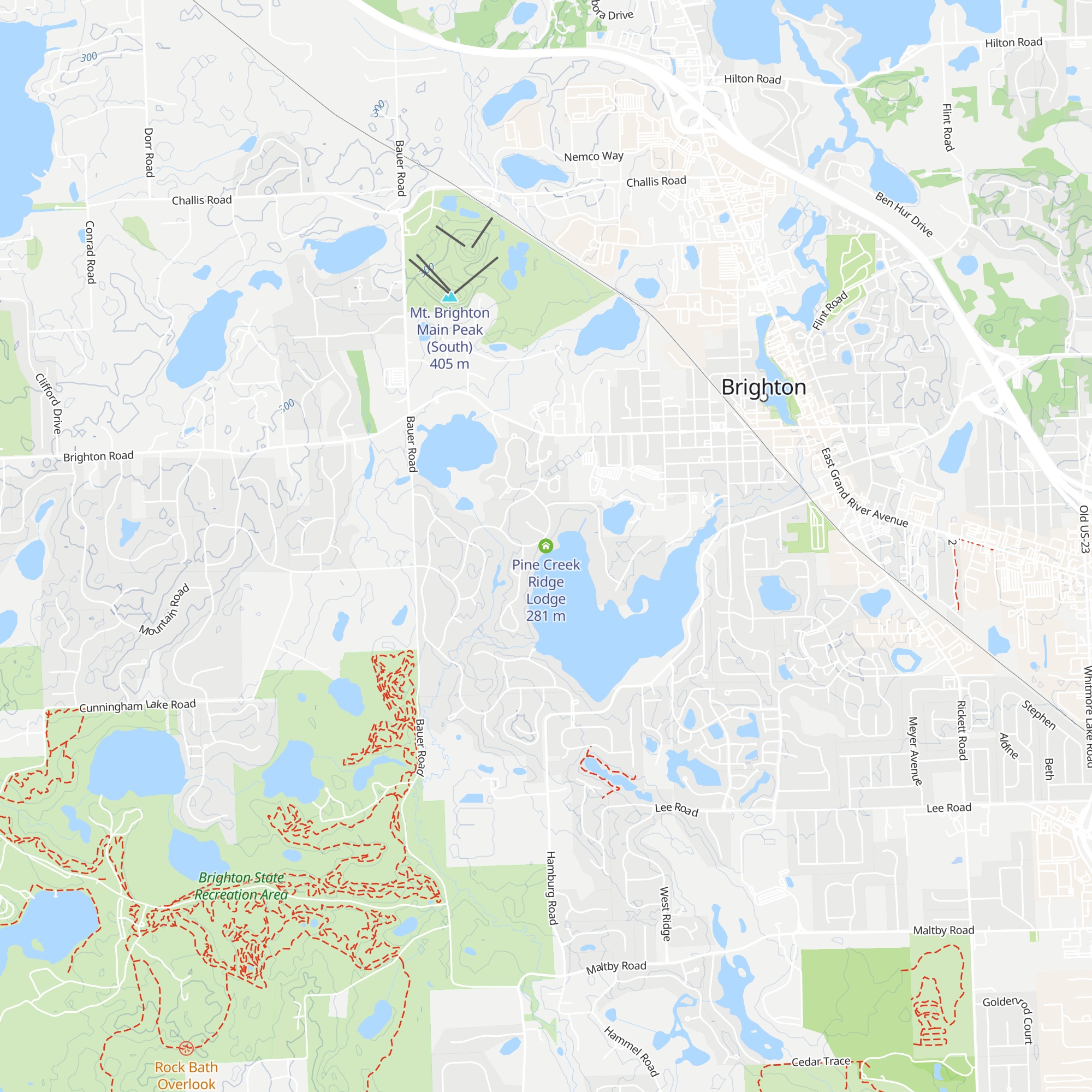 Pine Creek Ridge Lodge map