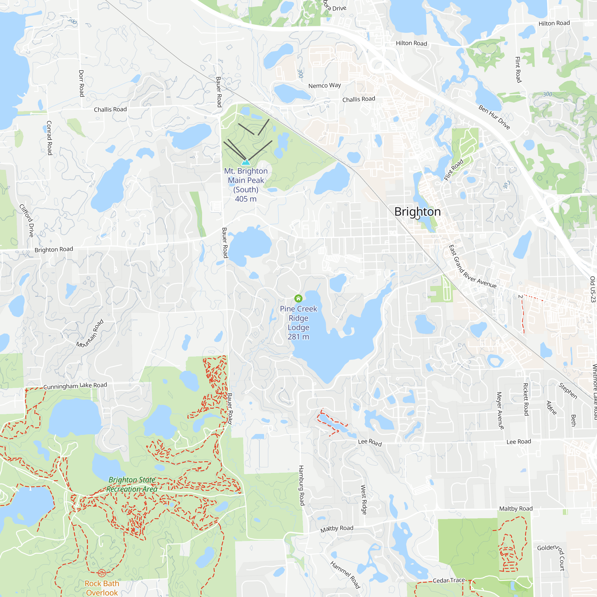 Pine Creek Ridge Lodge map