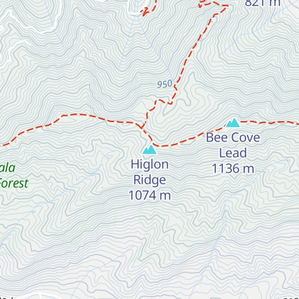 Map of Higlon Ridge