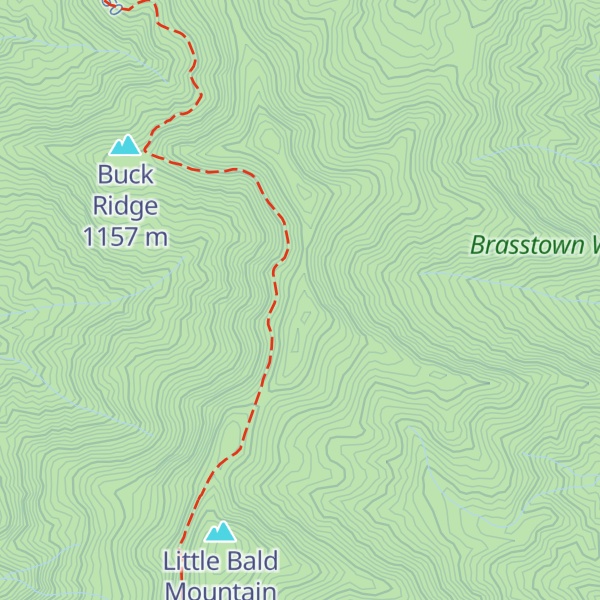 Map of Buzzard Ridge