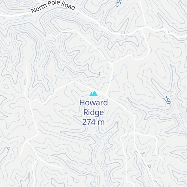 Map of Howard Ridge