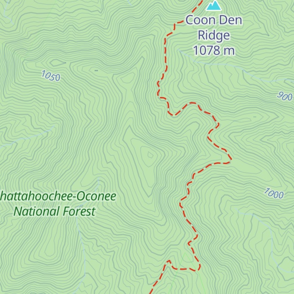 Map of Horsetrough Mountain