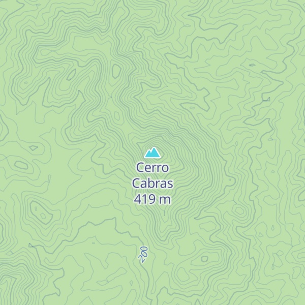 Map of Cerro Cabras