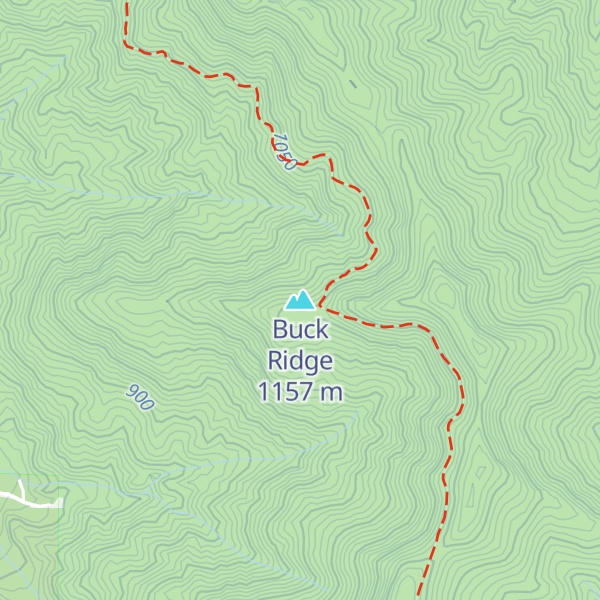 Map of Buck Ridge