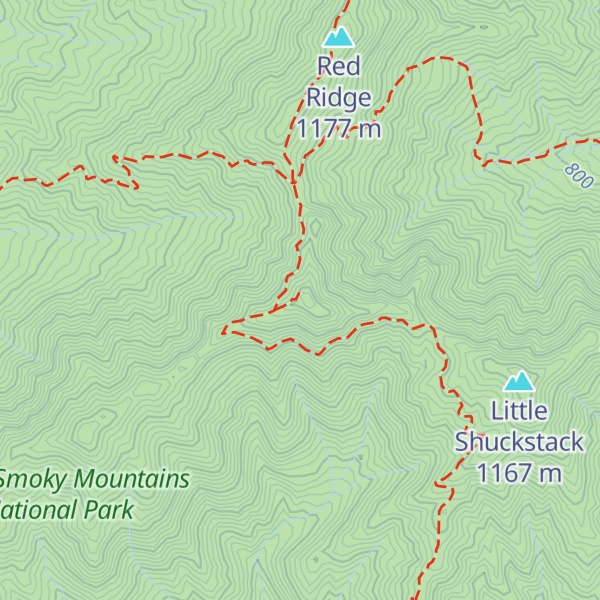 Map of Shuckstack