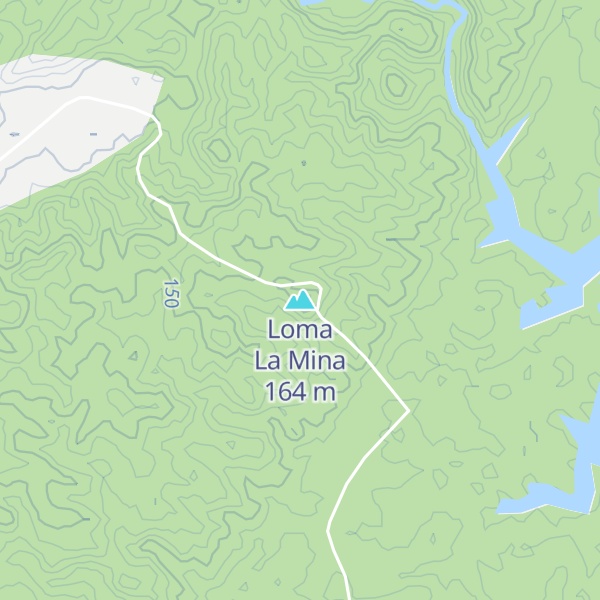 Map of Loma La Mina