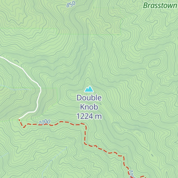 Map of Double Knob