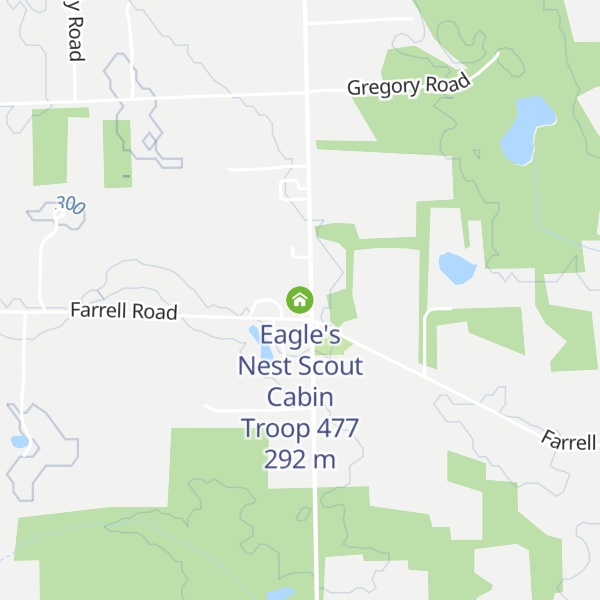 Map of Eagle's Nest Scout Cabin Troop 477
