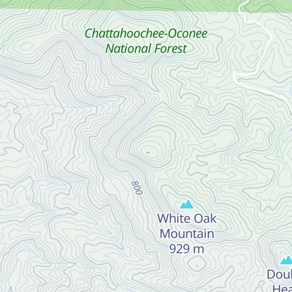 Map of Pinnacle Mountain