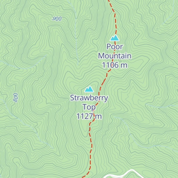 Map of Strawberry Top
