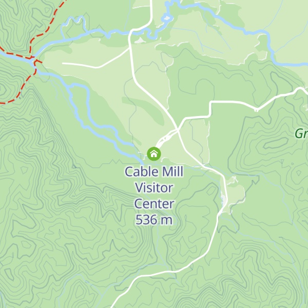 Map of Cable Mill Visitor Center