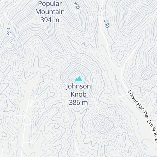Map of Johnson Knob