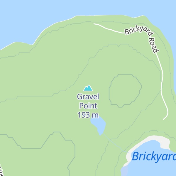 Map of Gravel Point