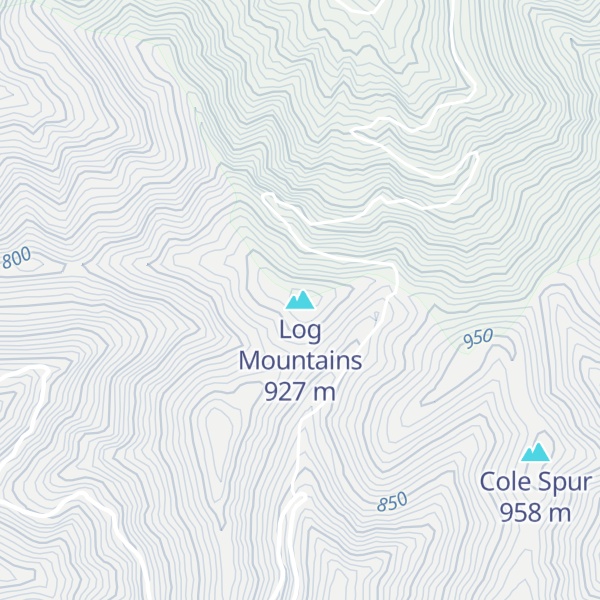 Map of Log Mountains