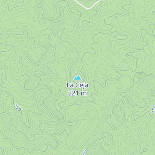 Map of La Ceja