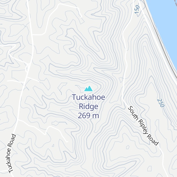 Map of Tuckahoe Ridge