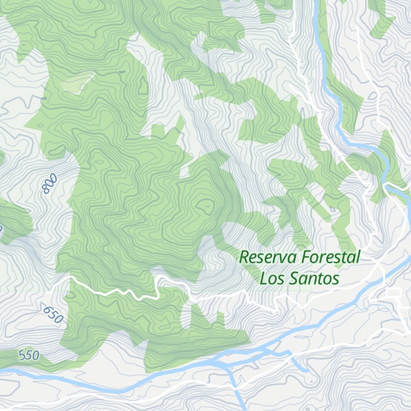 Map of Cerro Fila Alta