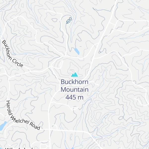 Map of Buckhorn Mountain