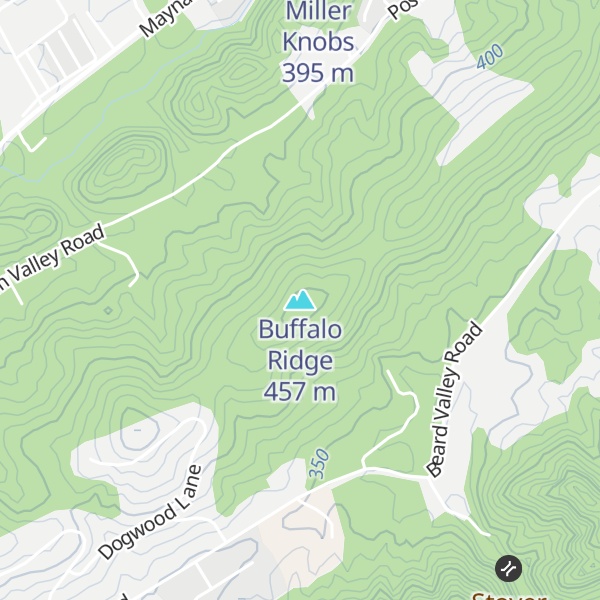 Map of Buffalo Ridge