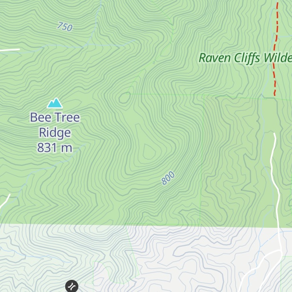 Map of Allison Mountain