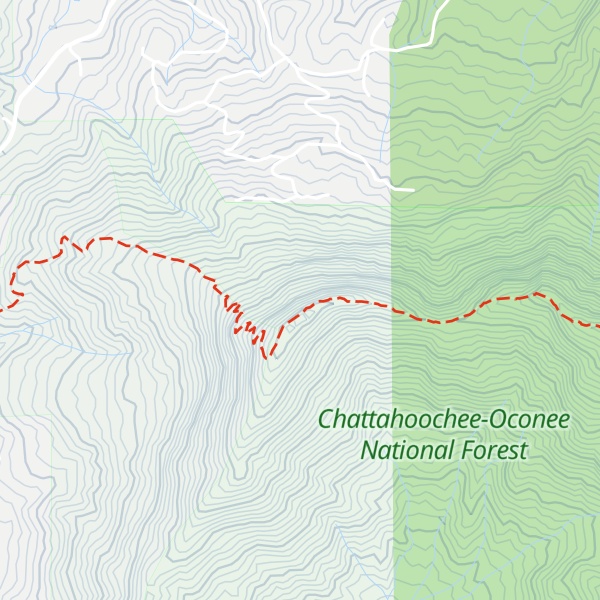 Map of Buzzard Roost Ridge