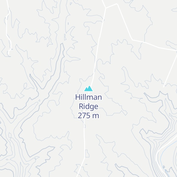 Map of Hillman Ridge