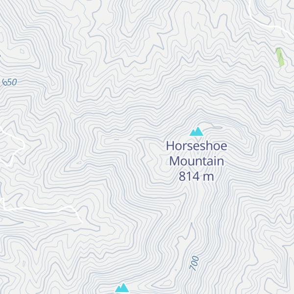 Map of North Mountain