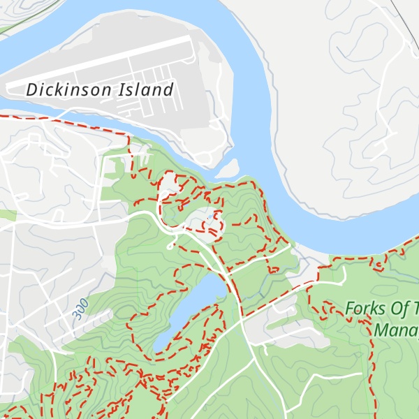 Map of Ijams Nature Center