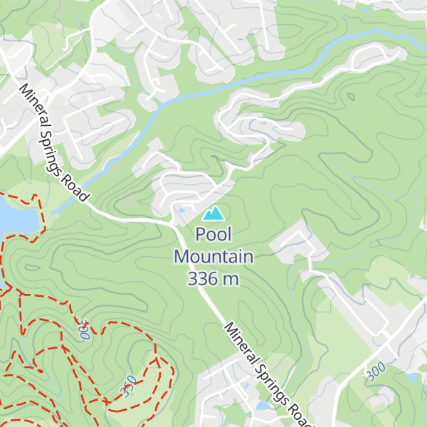 Map of Pool Mountain