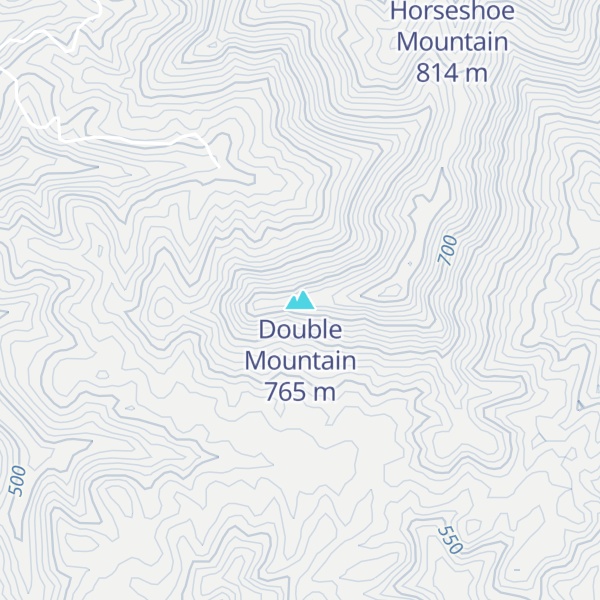 Map of Double Mountain
